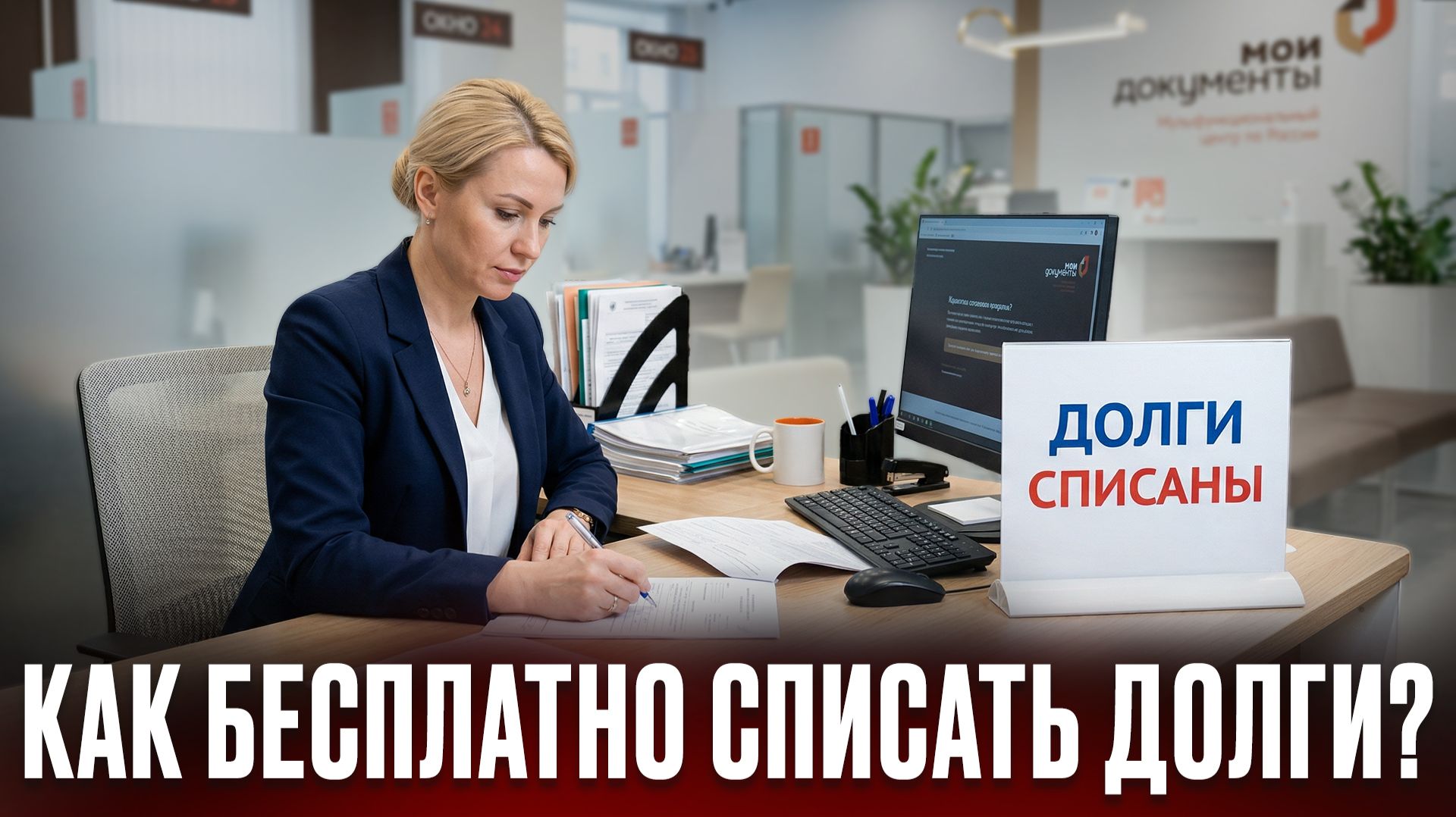 КАК СПИСАТЬ ДОЛГИ БЕСПЛАТНО В 2026 ГОДУ? Банкротство через МФЦ