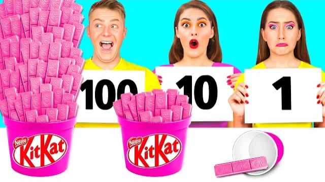 100 Слоев Еды Челлендж | Потрясающие Кулинарные Рецепты