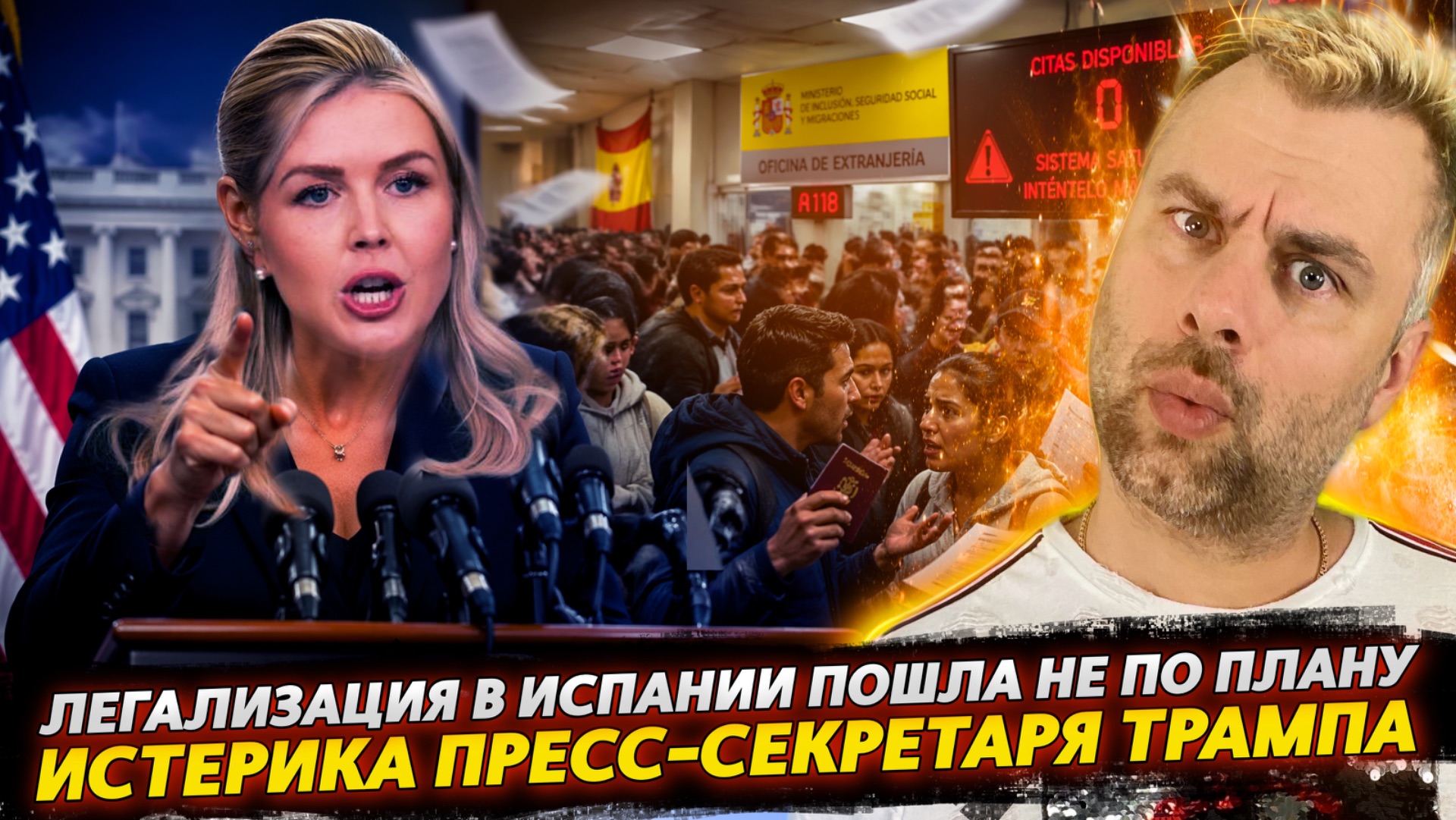 ИСТЕРИКА ПРЕСС-СЕКРЕТАРЯ ТРАМПА | ЛЕГАЛИЗАЦИЯ В ИСПАНИИ ПОШЛА НЕ ПО ПЛАНУ