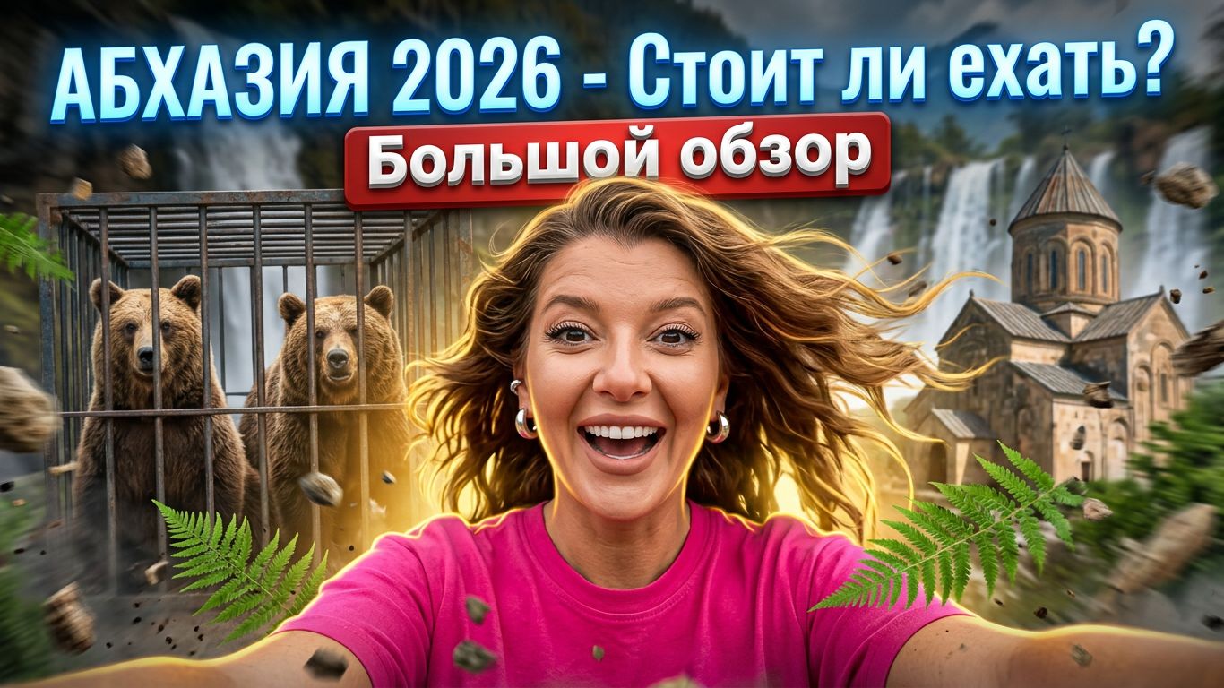 АБХАЗИЯ 2026 - Стоит ли ехать?  Большой обзор + маршрут и цены #абхазия #всёосочи