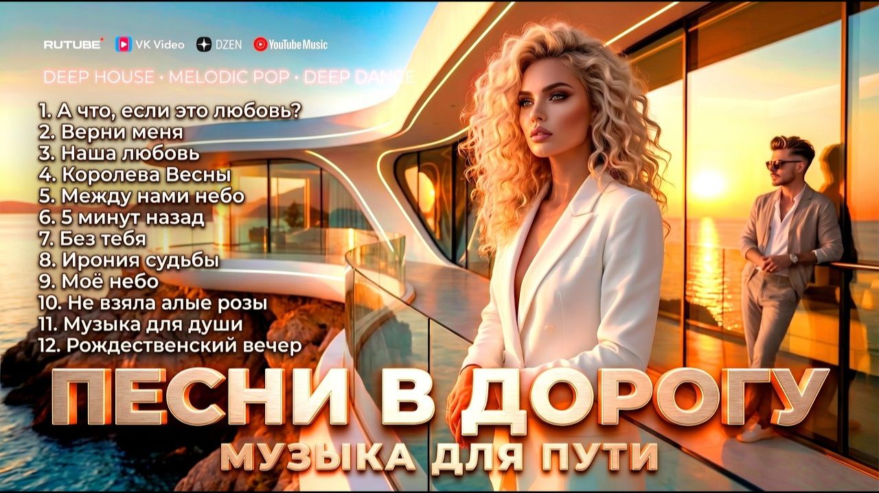 СБОРНИК ПОПУЛЯРНЫХ И НОВЕЙШИХ РУССКИХ ХИТОВ 2026 СЛУШАТЬ ОНЛАЙН ЛУЧШАЯ МУЗЫКА В ДОРОГУ НА RUTUBE