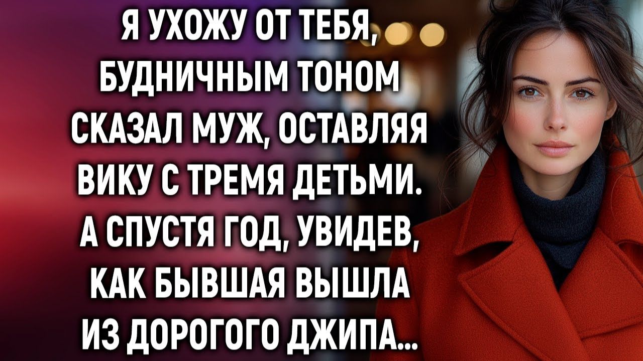 ИСТОРИИ ИЗ ЖИЗНИ|Я ухожу от тебя, будничным тоном сказал муж|РЕАЛЬНЫЕ ИСТОРИИ|ЖИЗНЕННЫЕ ИСТОРИИ