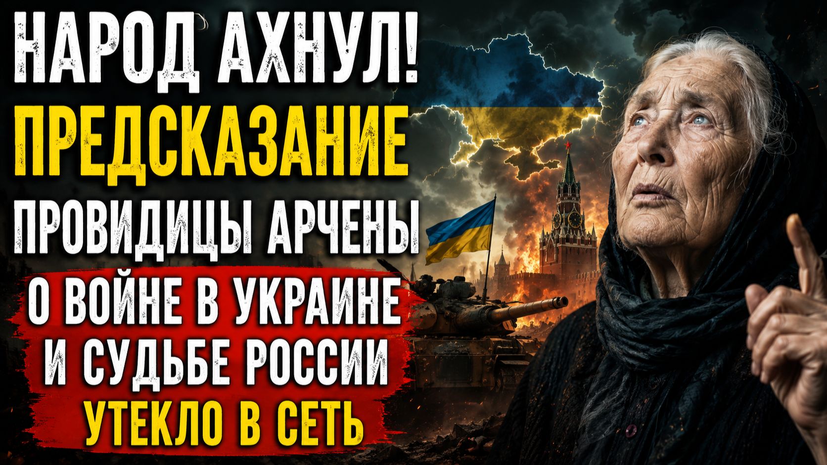 НАРОД АХНУЛ! ПРЕДСКАЗАНИЕ ПРОВИДИЦЫ АРЧЕНЫ О ВОЙНЕ В УКРАИНЕ И СУДЬБЕ РОССИИ УТЕКЛО В СЕТЬ