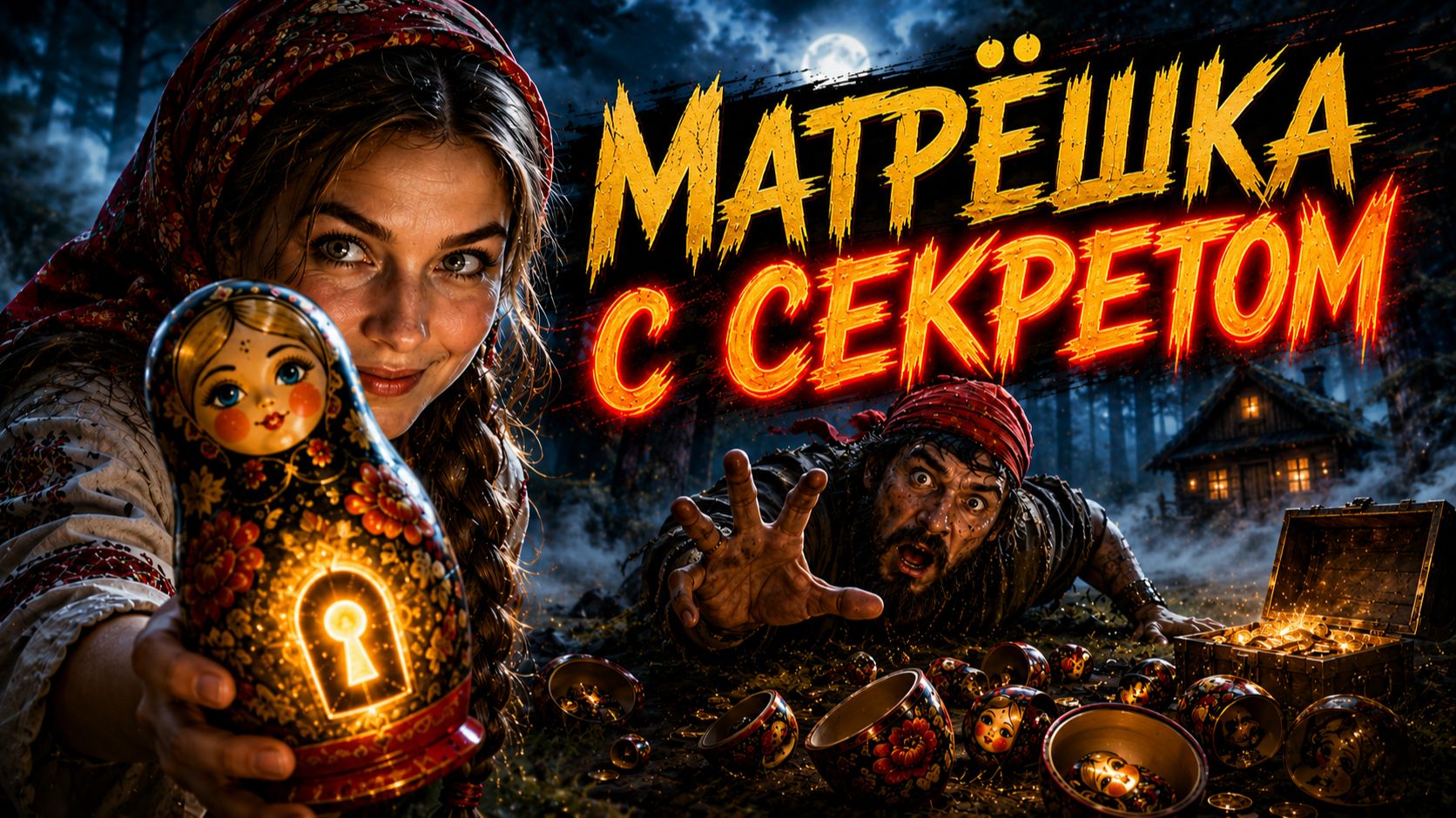 Русская тяжёлая байка "Матрёшка с секретом"
