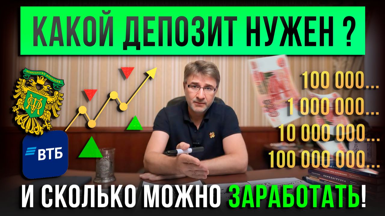 Какой ДЕПОЗИТ нужен? И сколько МОЖНО ЗАРАБОТАТЬ!