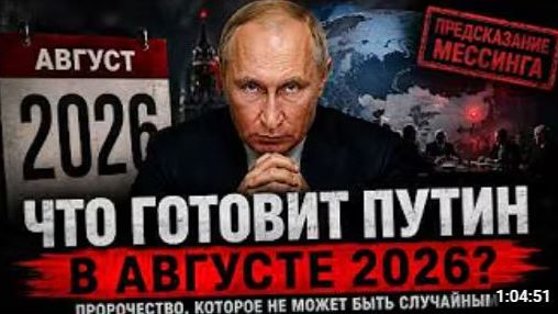 ПУТИН ГОТОВИТ ЭТО НА АВГУСТ 2026 ПОСЛЕДНИЕ СЛОВА МЕССИНГА