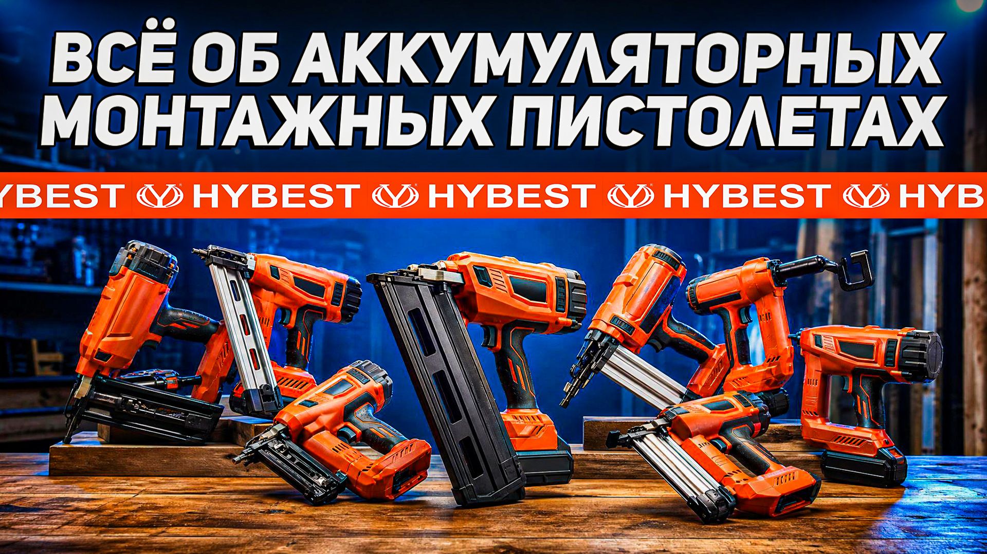 Аккумуляторные монтажные пистолеты HYBEST