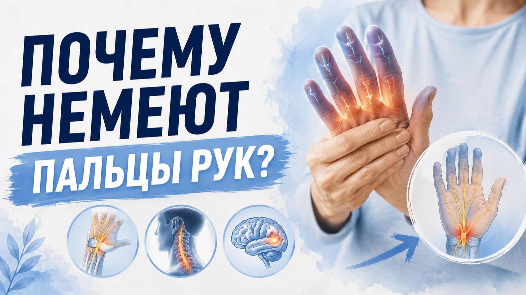 Почему немеют пальцы — и что с этим делать