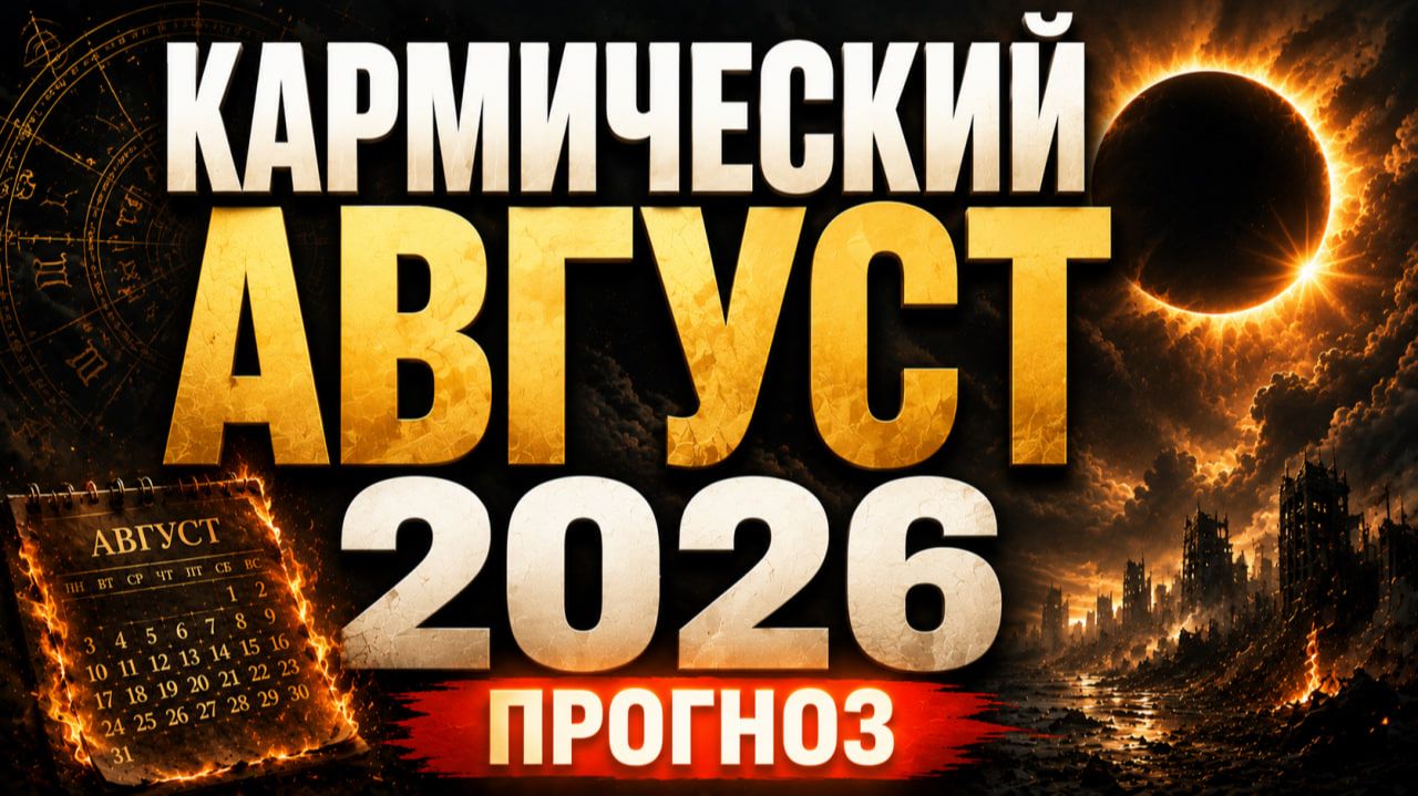 АВГУСТ 2026: ОБНУЛЕНИЕ КАРМЫ. Какие дни все изменят? | Прогноз астролога Елена Негрей