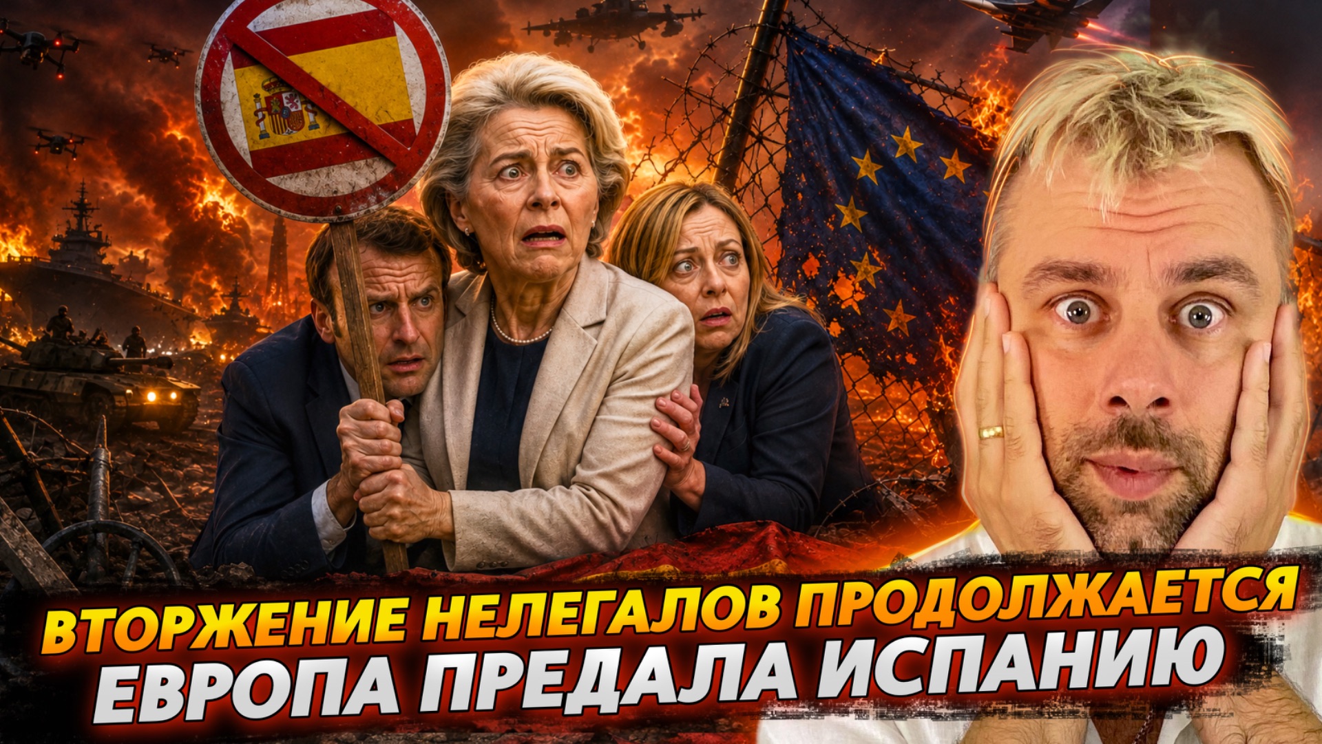 ВТОРЖЕНИЕ НЕЛЕГАЛОВ ПРОДОЛЖАЕТСЯ | ЕВРОПА ПРЕДАЛА ИСПАНИЮ