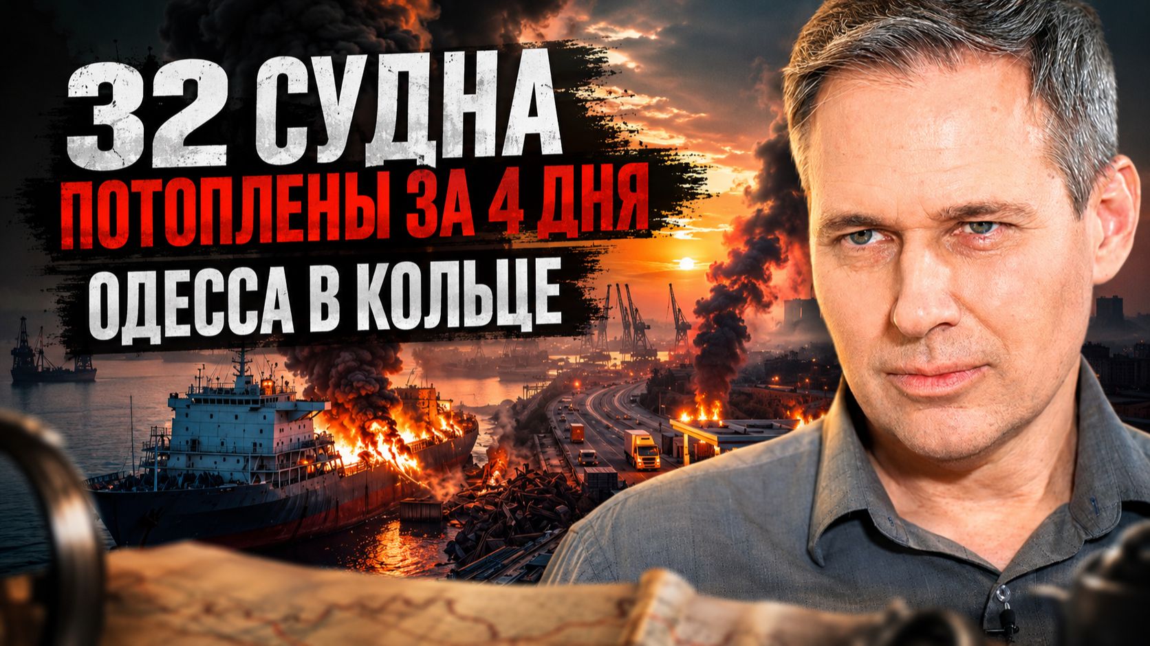 Александр Артамонов | 32 судна потоплены за 4 дня. Одесса в кольце