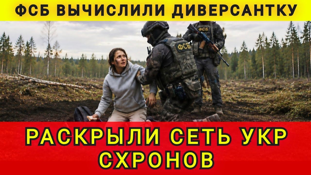ФСБ вычислили диверсантку. Раскрыта сеть украинских схронов. Аня Колобок из Одессы