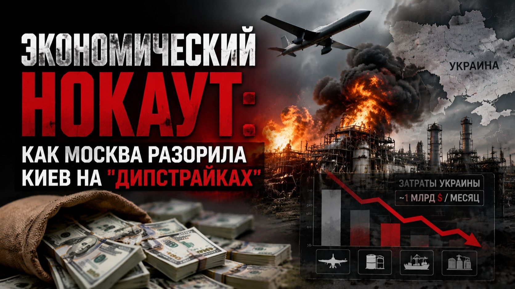 Миллиард долларов в месяц – и всё зря? Вскрыта подлинная цена ударов по России