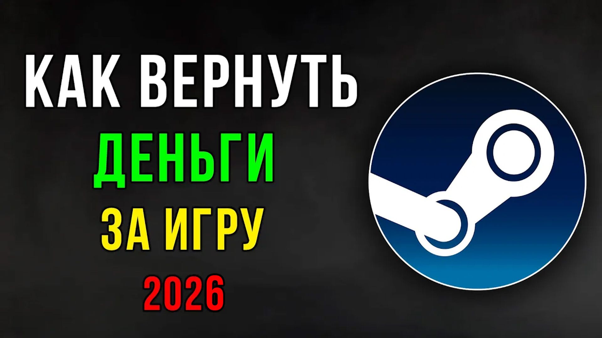 Как быстро вернуть деньги за игру в Стим в 2026 году?