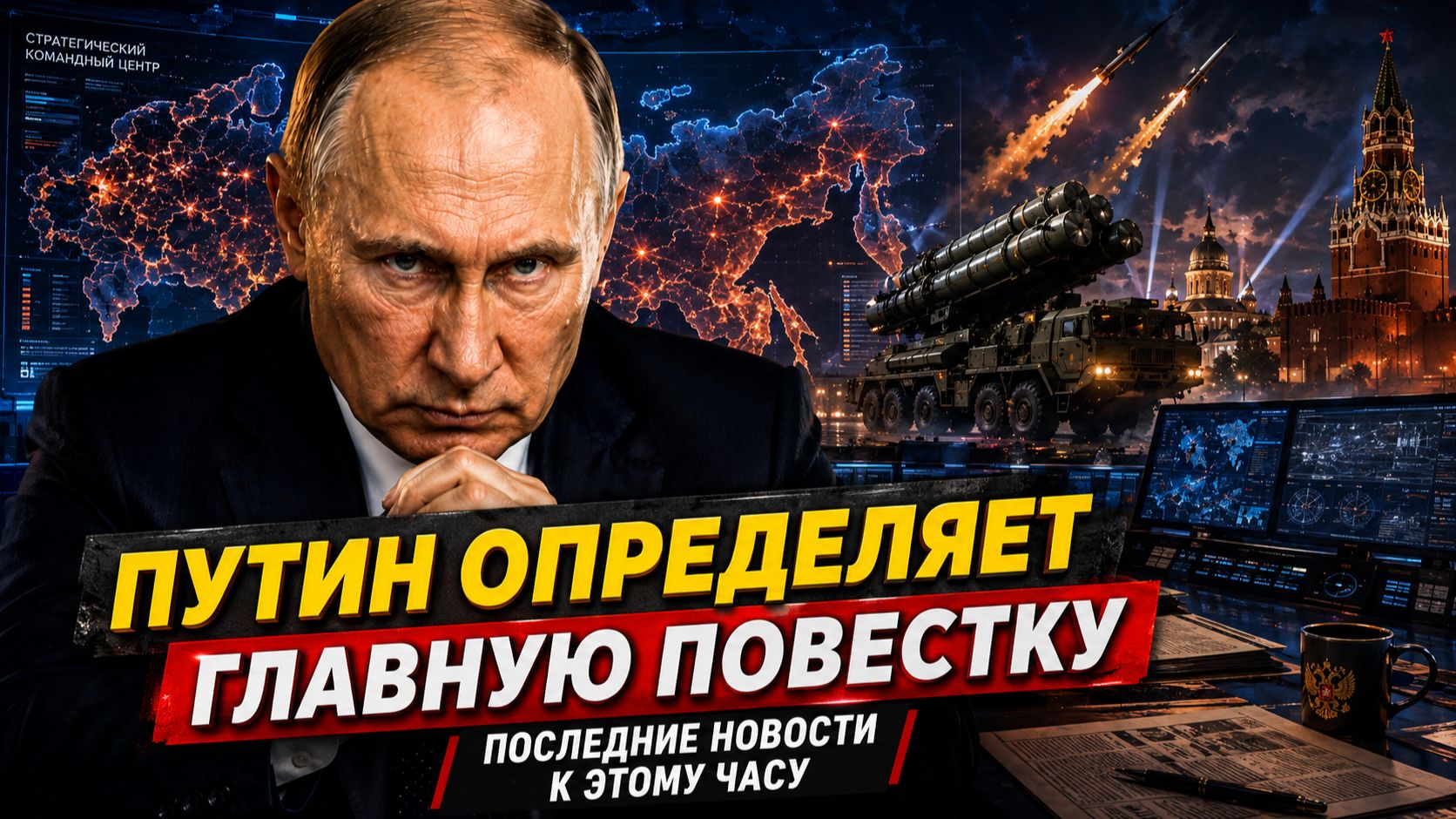 Путин определяет главную повестку — последние новости к этому часу