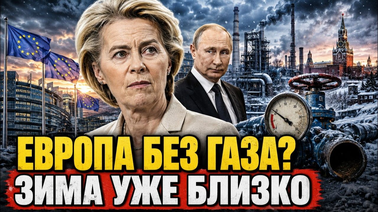 ЕВРОПА ВХОДИТ В ЗИМУ С ПУСТЫМИ ХРАНИЛИЩАМИ ГАЗА — ХУЖЕ НЕ БЫЛО ПЯТЬ ЛЕТ