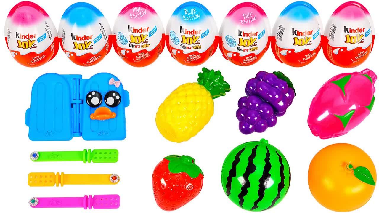Увлекательное видео l Как приготовить фруктовое мороженое с помощью Playdoh и радужных шар