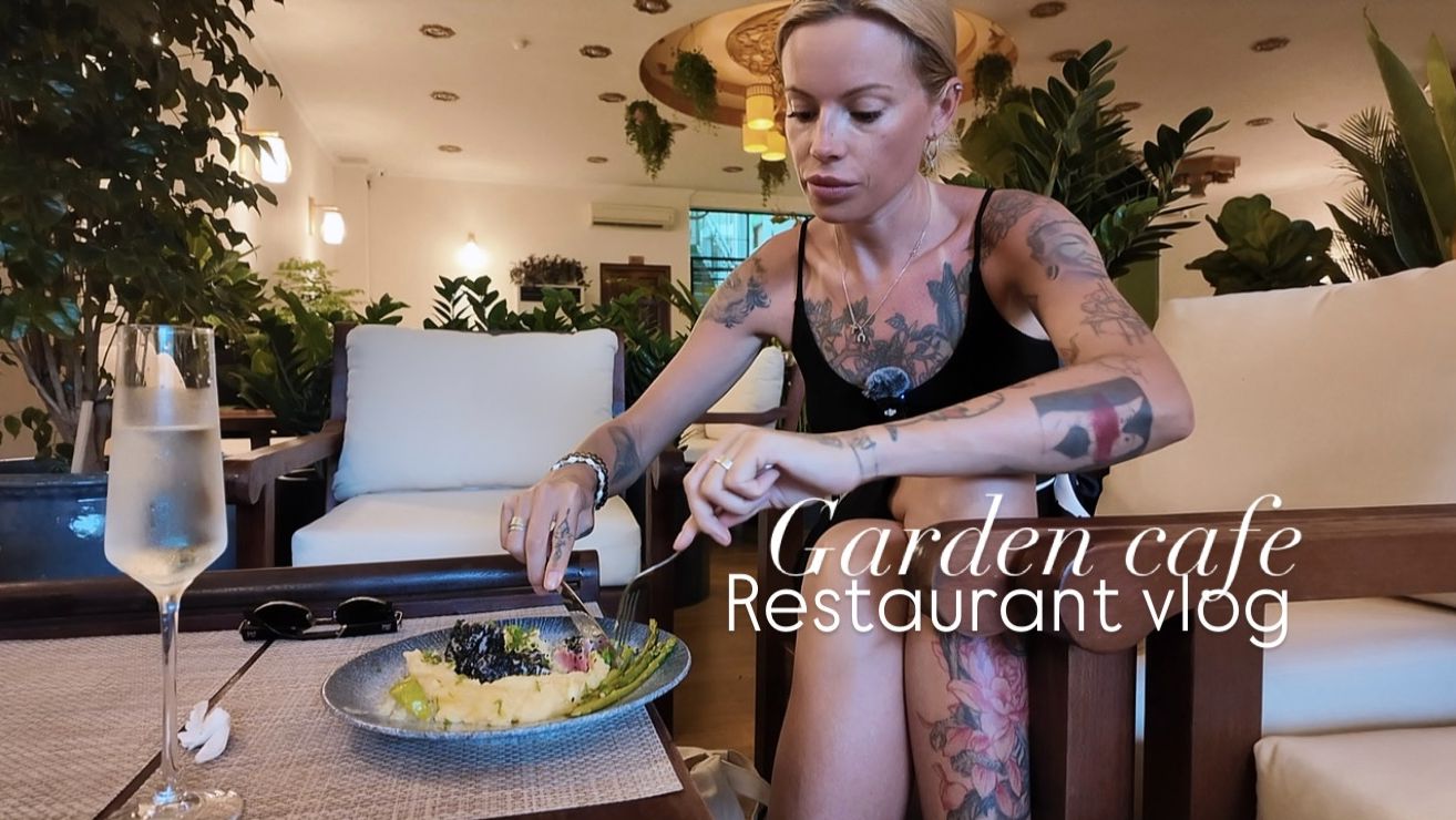 Garden Cafe Nha Trang 🍽️ Стоит ли сюда прийти?!Праздничный🎂ужин в новом ресторане Нячанга