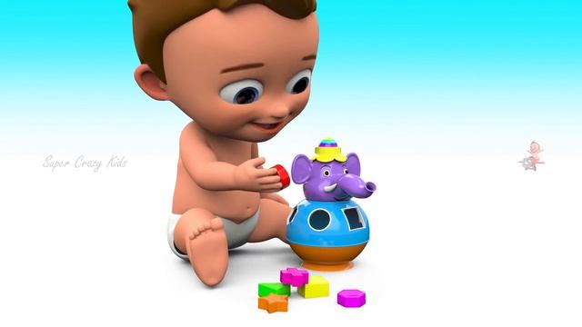 Frog Color Balls Wooden Hammer Toy Set 3D | Little Baby Play Learning Colors for Children Kids Toys