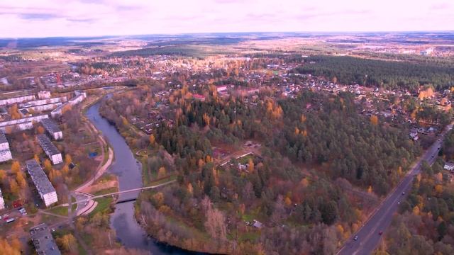Парк Заречный, город Луга