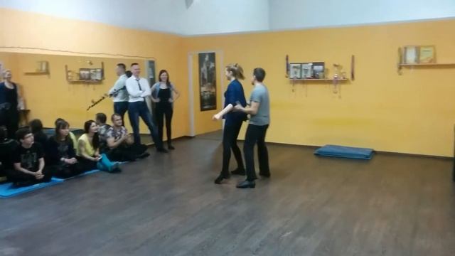 Современные Парные Танцы Хастл. Илья Ш. и Вероника Б. Dance Fox г.Кемерово